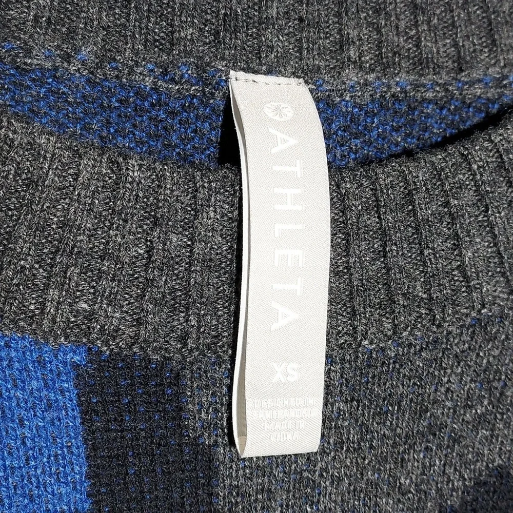 Athleta wool/cashmere blend animal print‎ women's sweater size xs